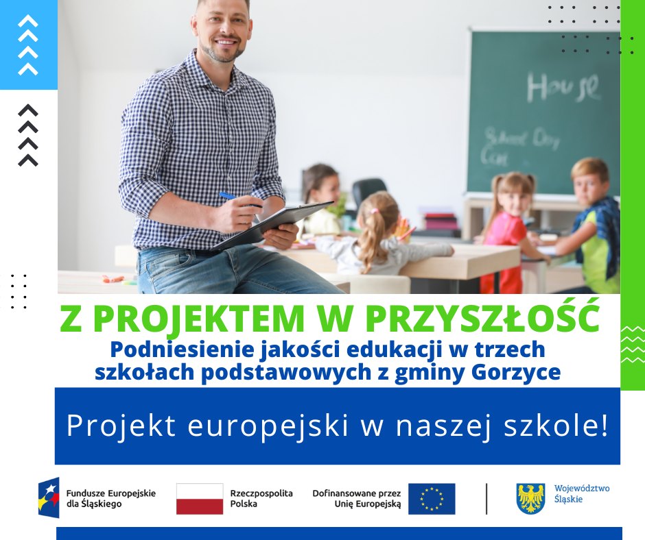 plakat informacyjny na temat projektu
